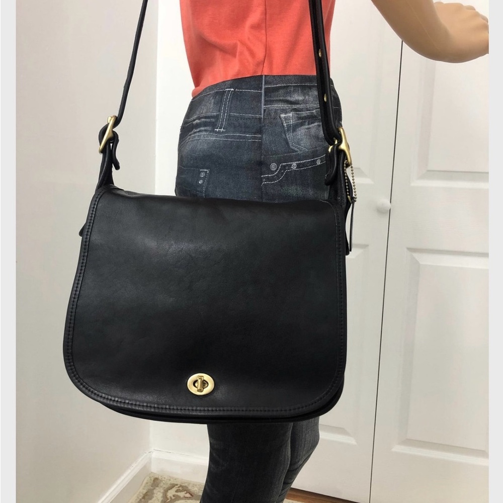 1996 Vintage Coach Black Crossbody Bag
